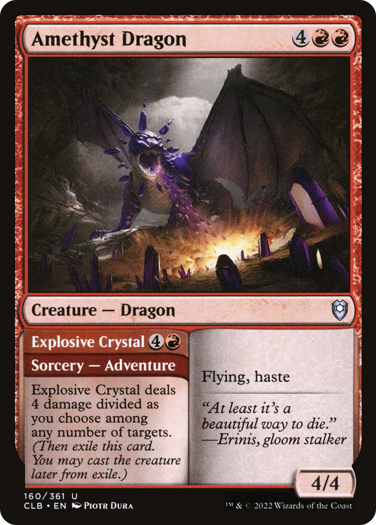 Amethyst Dragon // Explosive Crystal (CLB) 160