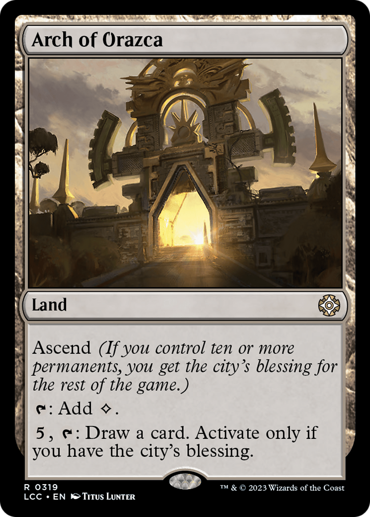 Arch of Orazca (LCC) 319 - WZRD TCG