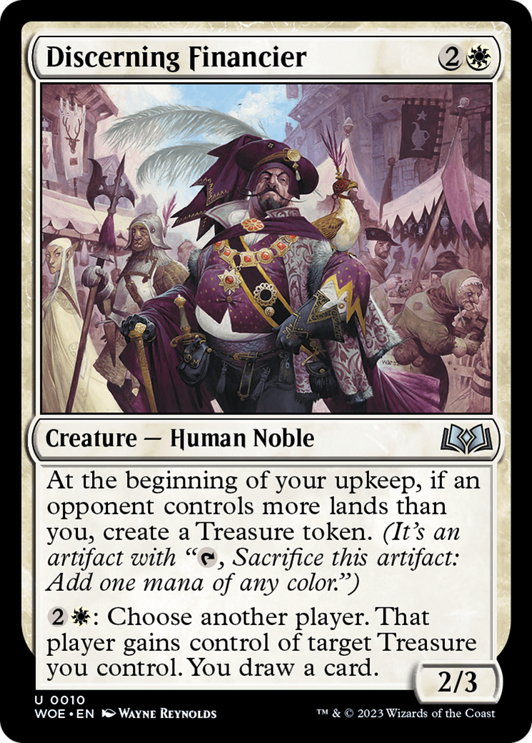 Discerning Financier (WOE) 10 - WZRD TCG
