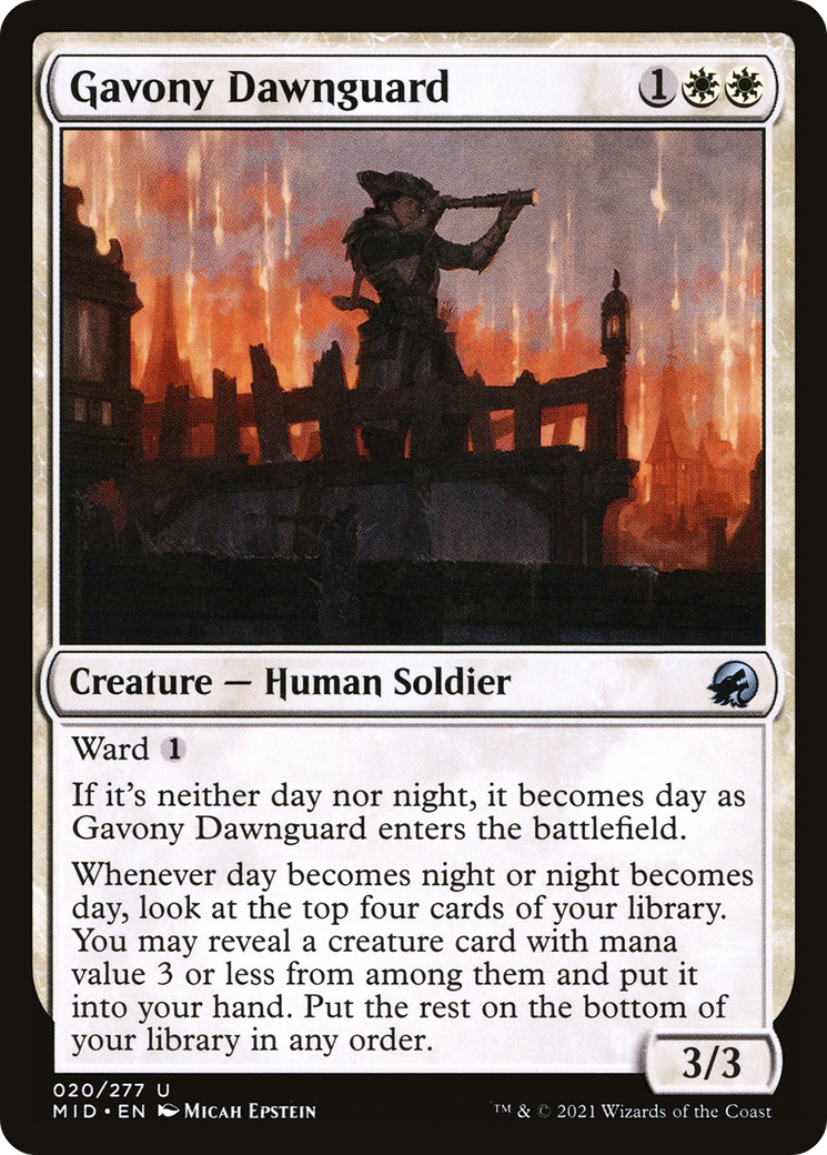 Gavony Dawnguard (MID) 20 - WZRD TCG