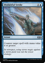 Disdainful Stroke (WOE) 47 - WZRD TCG
