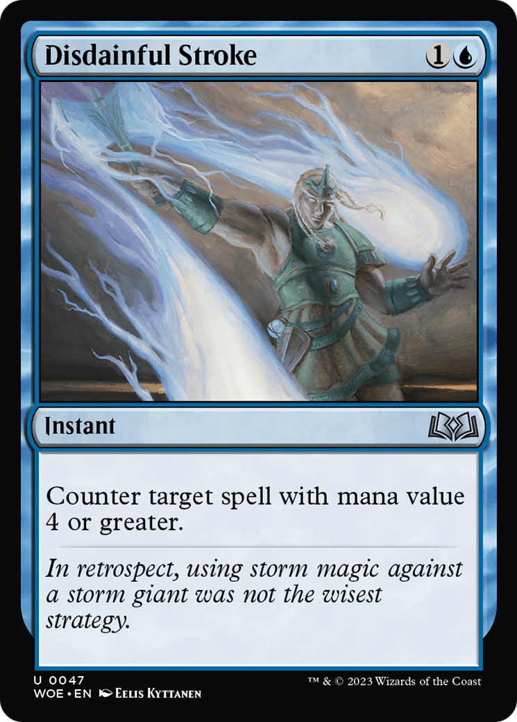 Disdainful Stroke (WOE) 47 - WZRD TCG
