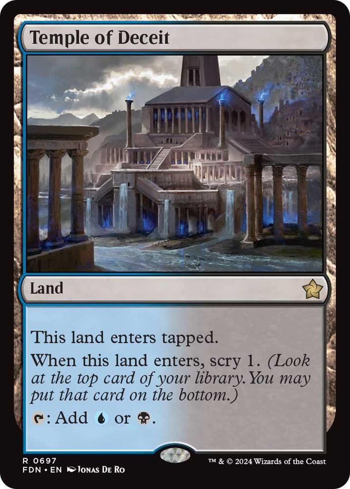 Temple of Deceit, FDN, 697, NM