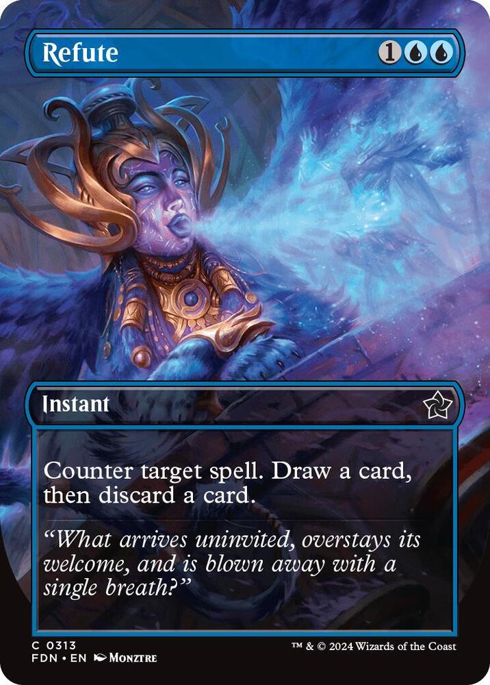 Refute (Borderless), FDN, 313, NM