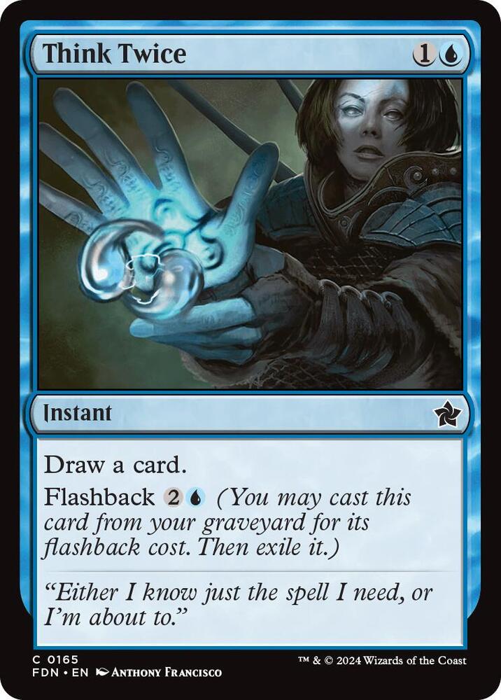 Think Twice, FDN, 165, NM