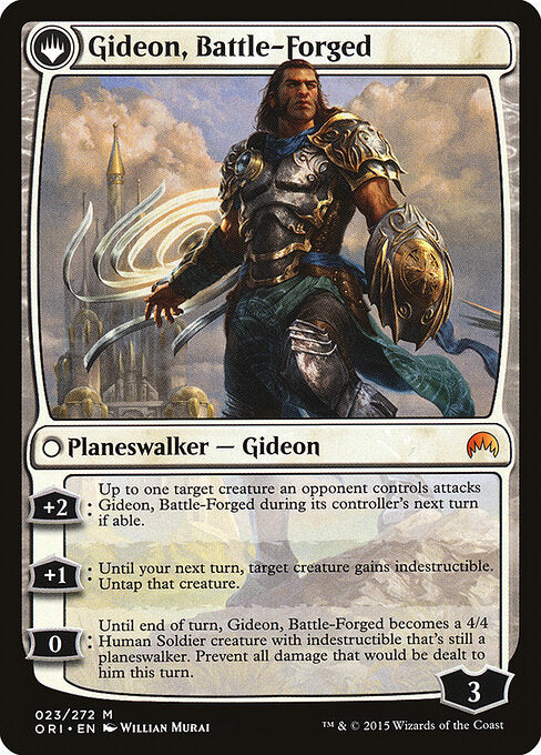 Kytheon, Hero of Akros // Gideon, Battle-Forged (Back)