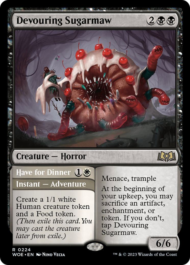 Devouring Sugarmaw (DFC) (WOE) 224 - WZRD TCG