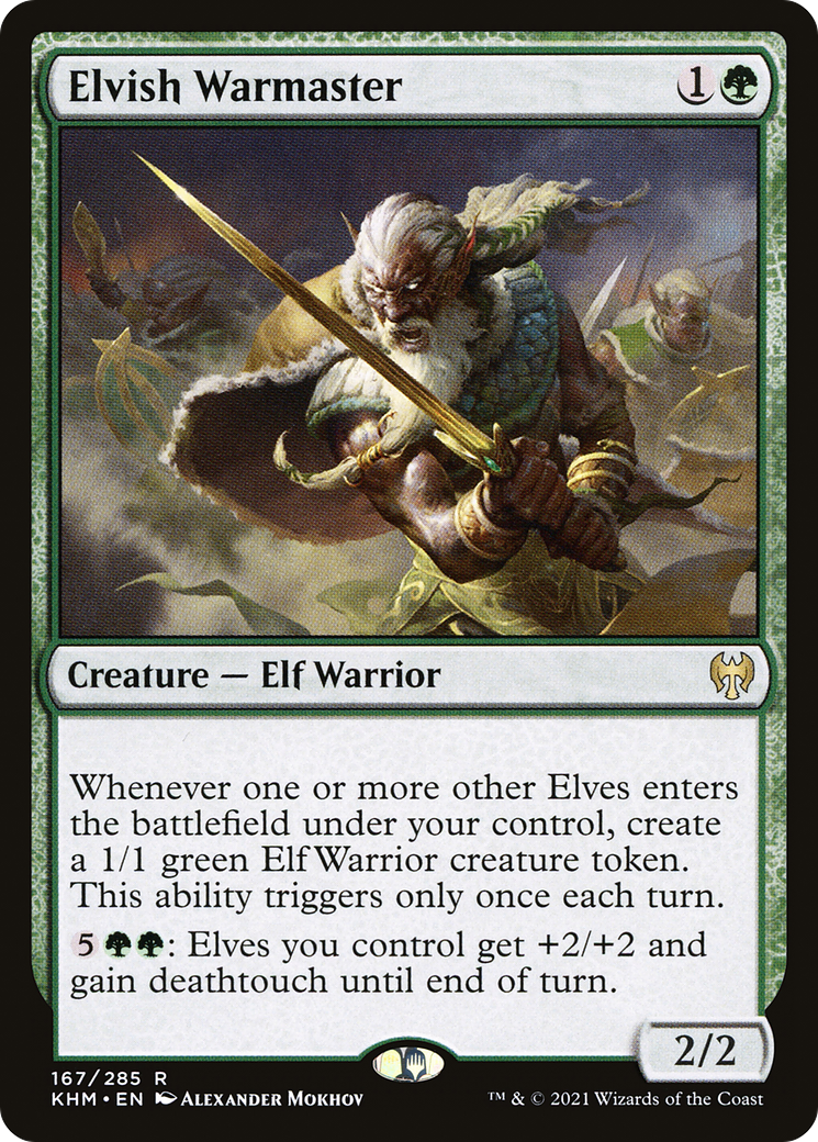 Elvish Warmaster (KHM) 167
