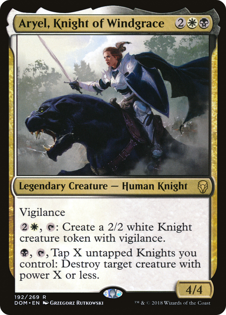 Aryel, Knight of Windgrace (DOM) 192