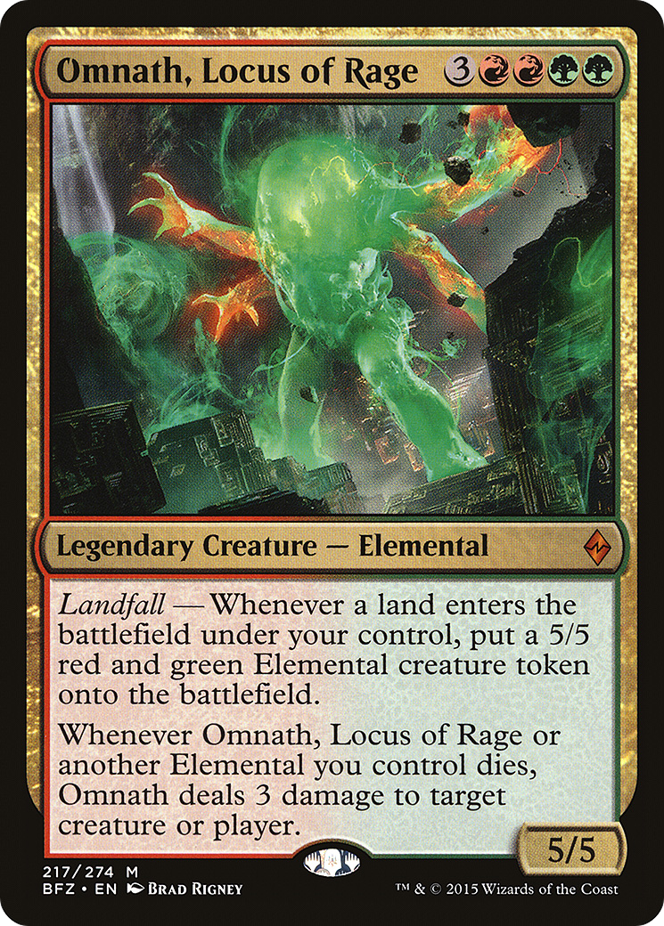 Omnath, Locus of Rage (BFZ) 217