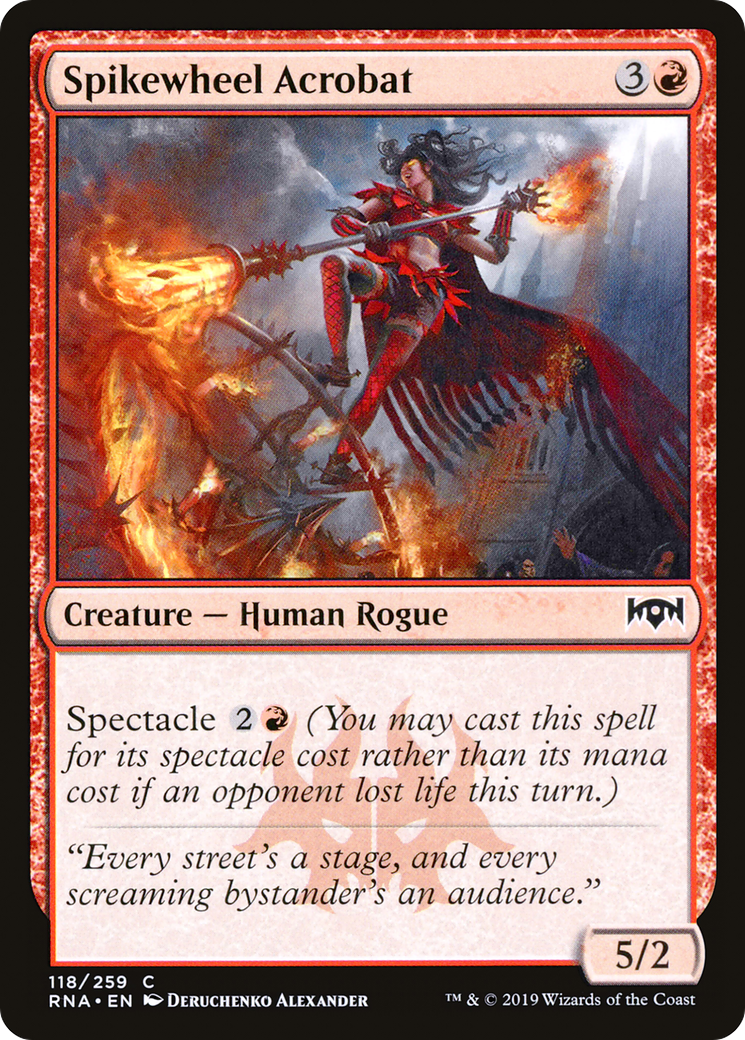 Spikewheel Acrobat (RNA) 118 - WZRD TCG