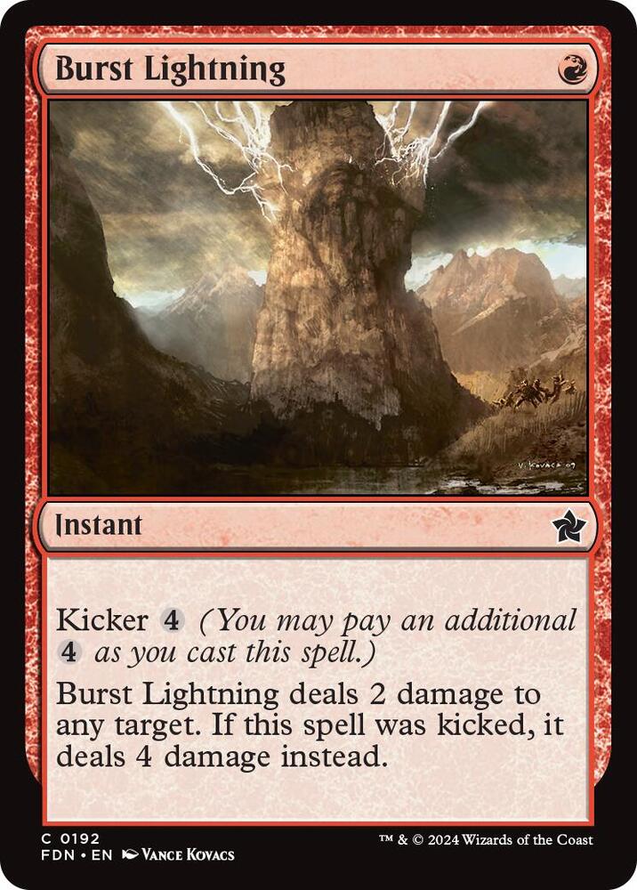 Burst Lightning, FDN, 192, NM