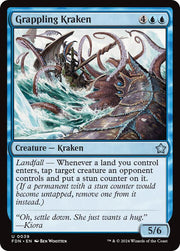 Grappling Kraken, FDN, 39, NM, Foil