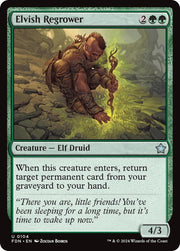 Elvish Regrower, FDN, 104, NM, Foil