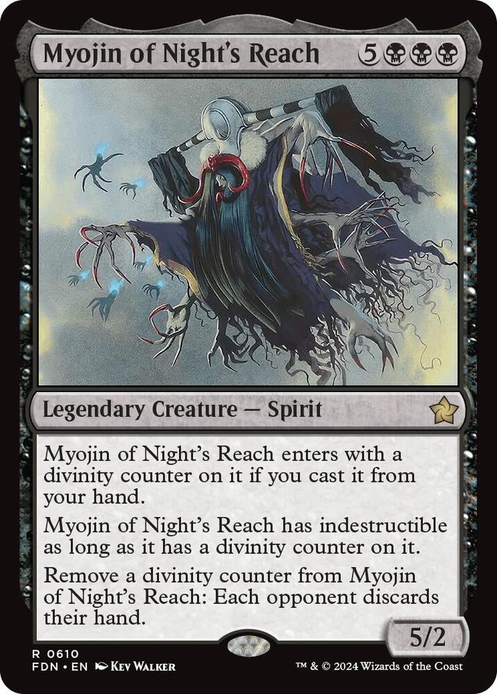 Myojin of Night's Reach, FDN, 610, NM