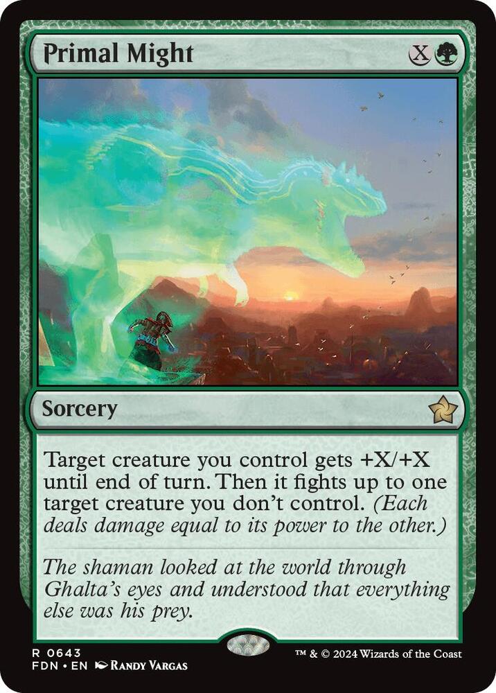 Primal Might, FDN, 643, NM