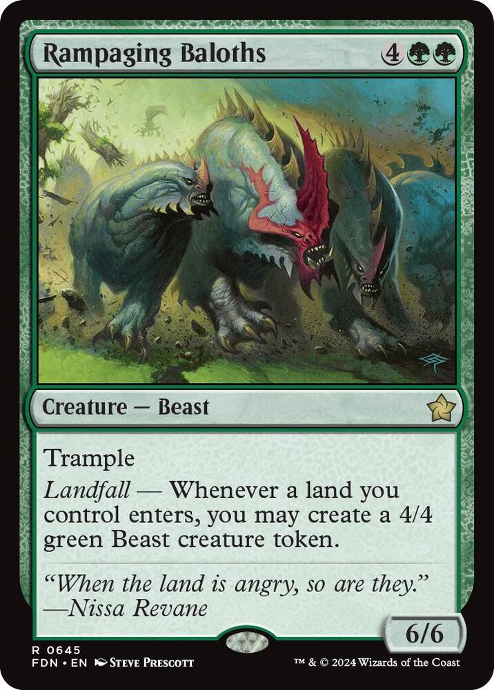 Rampaging Baloths, FDN, 645, NM