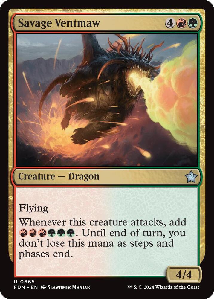 Savage Ventmaw, FDN, 665, NM