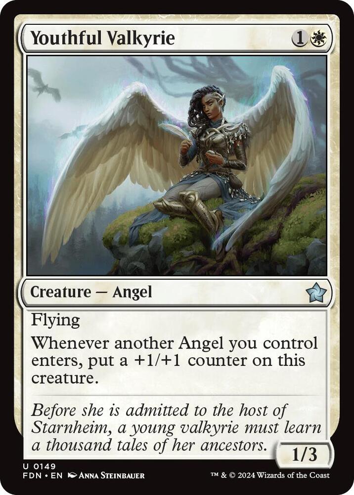 Youthful Valkyrie, FDN, 149, NM, Foil
