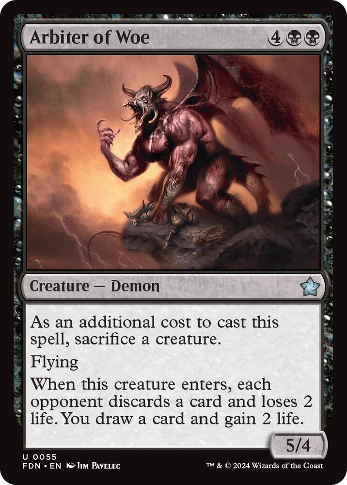 Arbiter of Woe, FDN, 55, NM