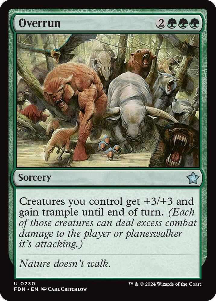 Overrun, FDN, 230, NM