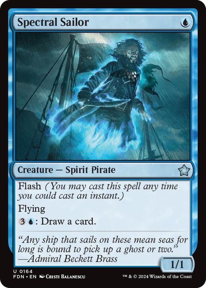 Spectral Sailor, FDN, 164, NM, Foil