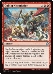 Goblin Negotiation, FDN, 88, NM, Foil