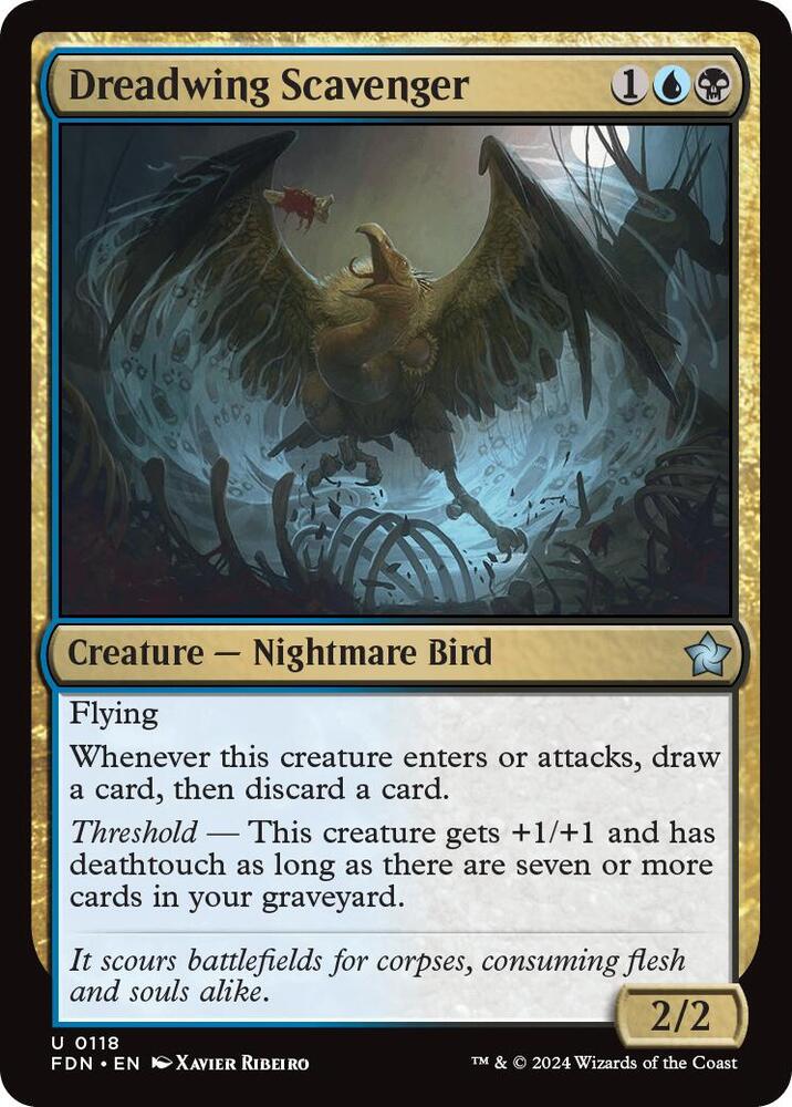 Dreadwing Scavenger, FDN, 118, NM