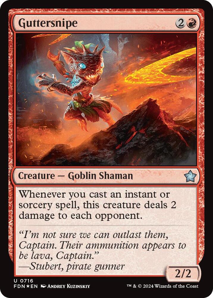 Guttersnipe, FDN, 716, NM, Foil