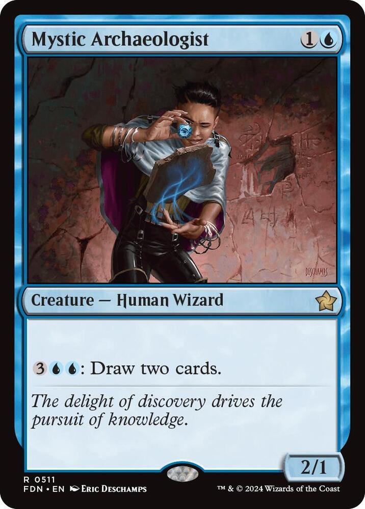 Mystic Archaeologist, FDN, 511, NM