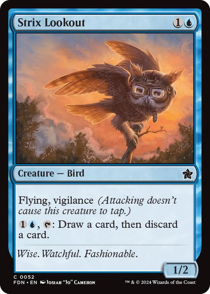 Strix Lookout, FDN, 52, NM, Foil