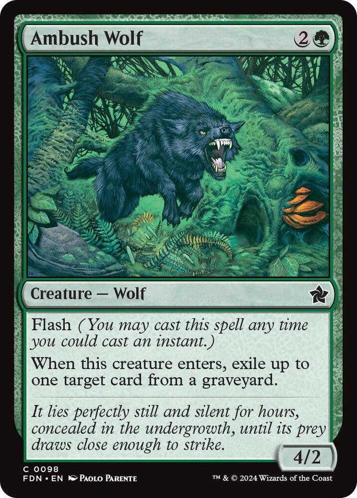 Ambush Wolf, FDN, 98, LP