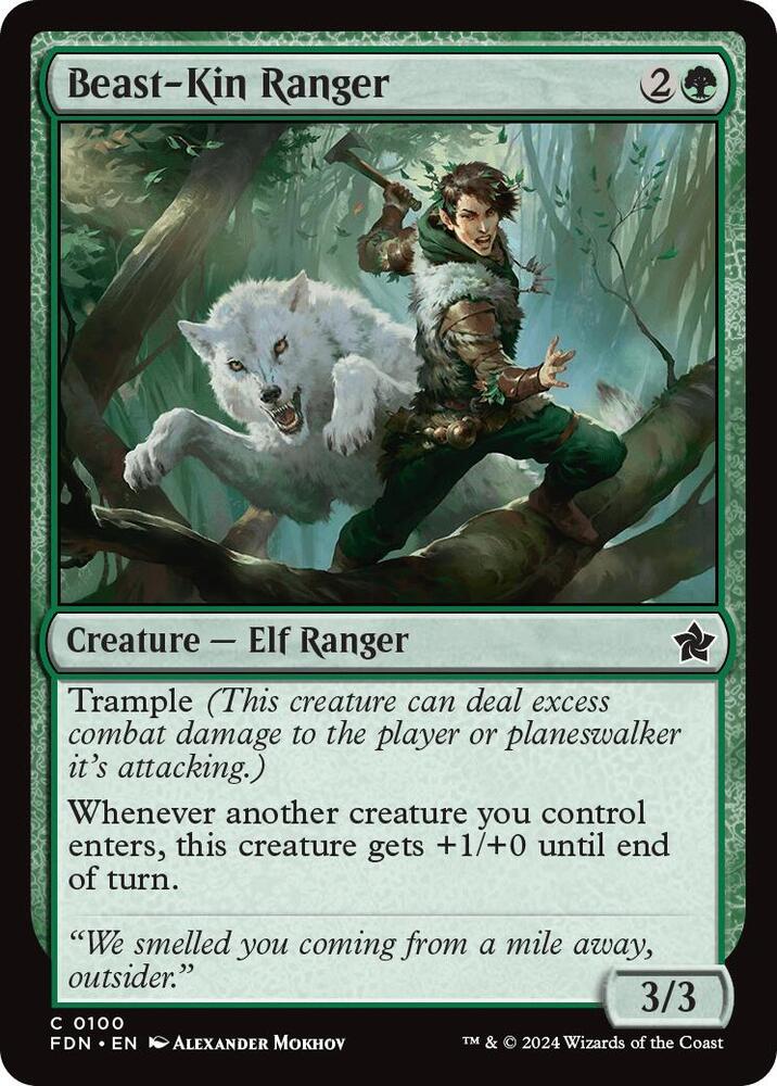 Beast-Kin Ranger, FDN, 100, NM