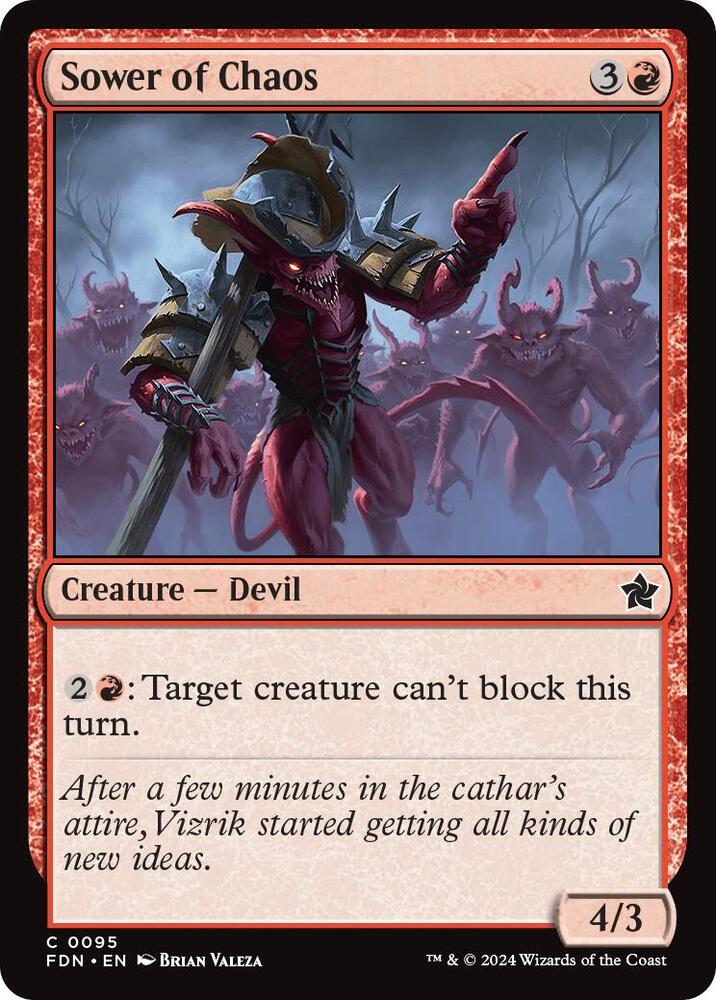 Sower of Chaos, FDN, 95, NM