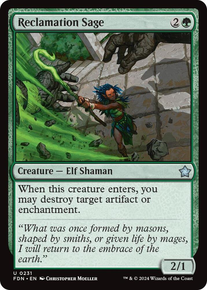 Reclamation Sage, FDN, 231, NM