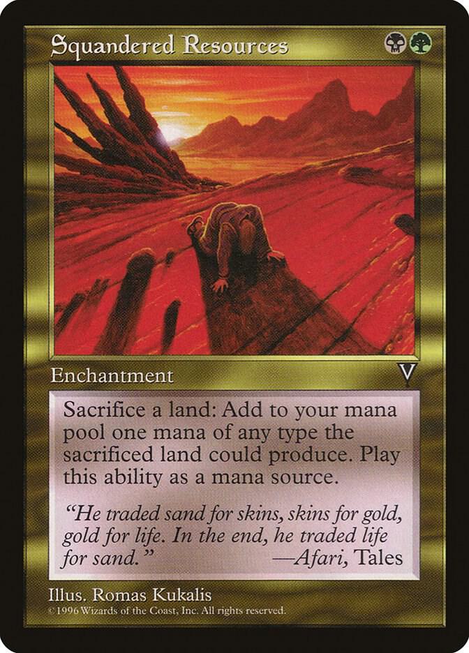 Squandered Resources,, 137, Near Mint, Normal