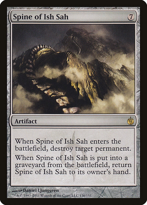 Spine of Ish Sah front