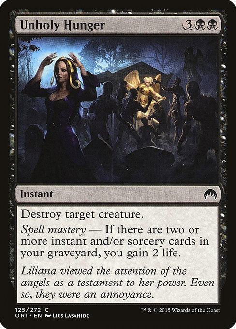 Unholy Hunger front