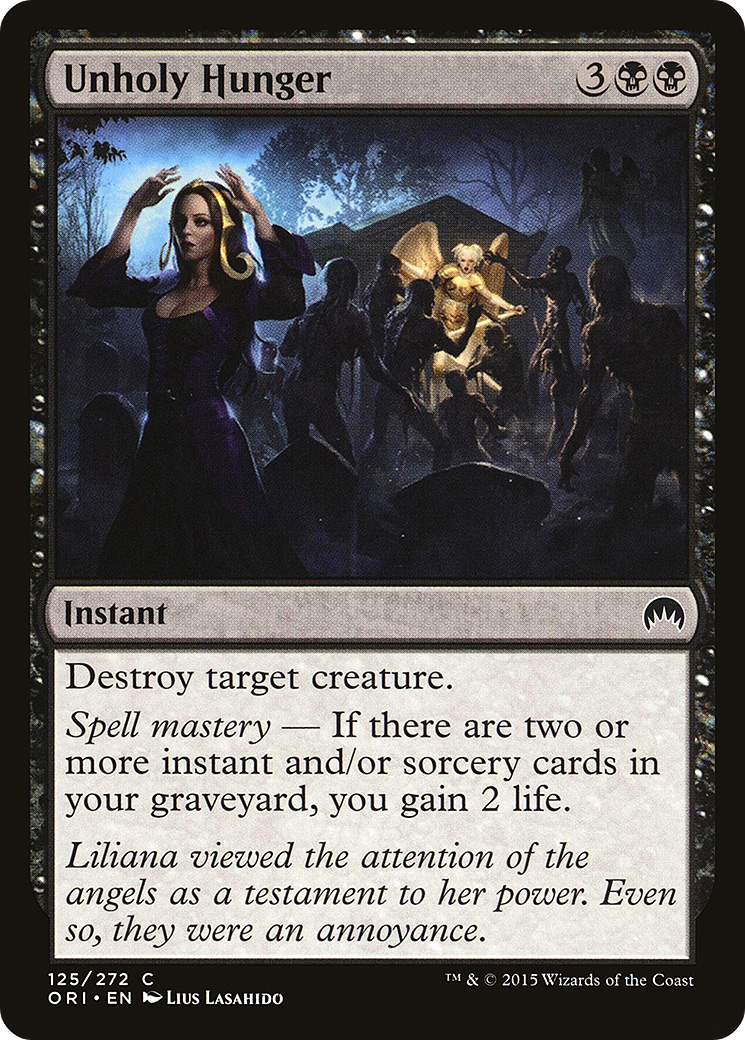 Unholy Hunger (ORI) 125 - WZRD TCG