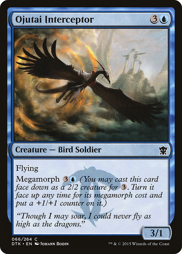 Ojutai Interceptor (DTK) 66 - WZRD TCG