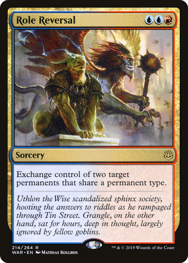 Role Reversal (WAR) 214