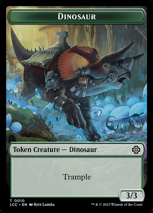 Dinosaur front