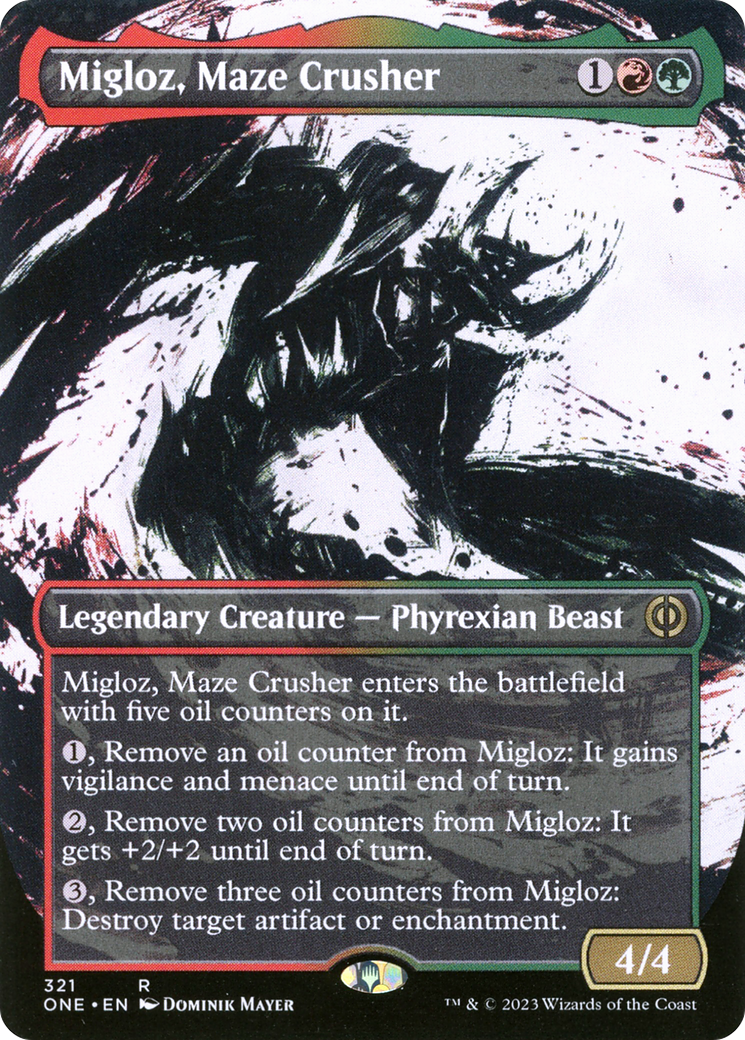 Migloz, Maze Crusher (ONE) 321 - WZRD TCG