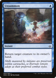 Unsummon (HOU) 54 - WZRD TCG