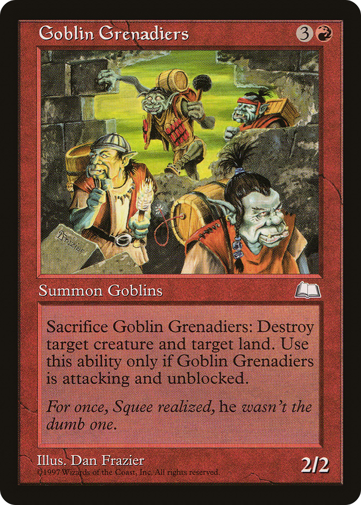 Goblin Grenadiers (WTH) 104 - WZRD TCG