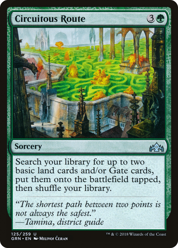 Circuitous Route (GRN) 125 - WZRD TCG