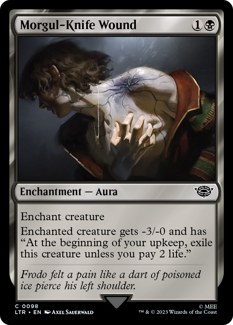 Morgul-Knife Wound (LTR) 98 - WZRD TCG