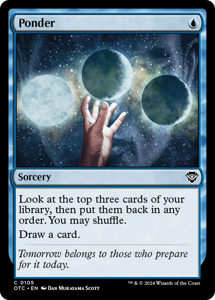 Ponder (OTC) 105 - WZRD TCG