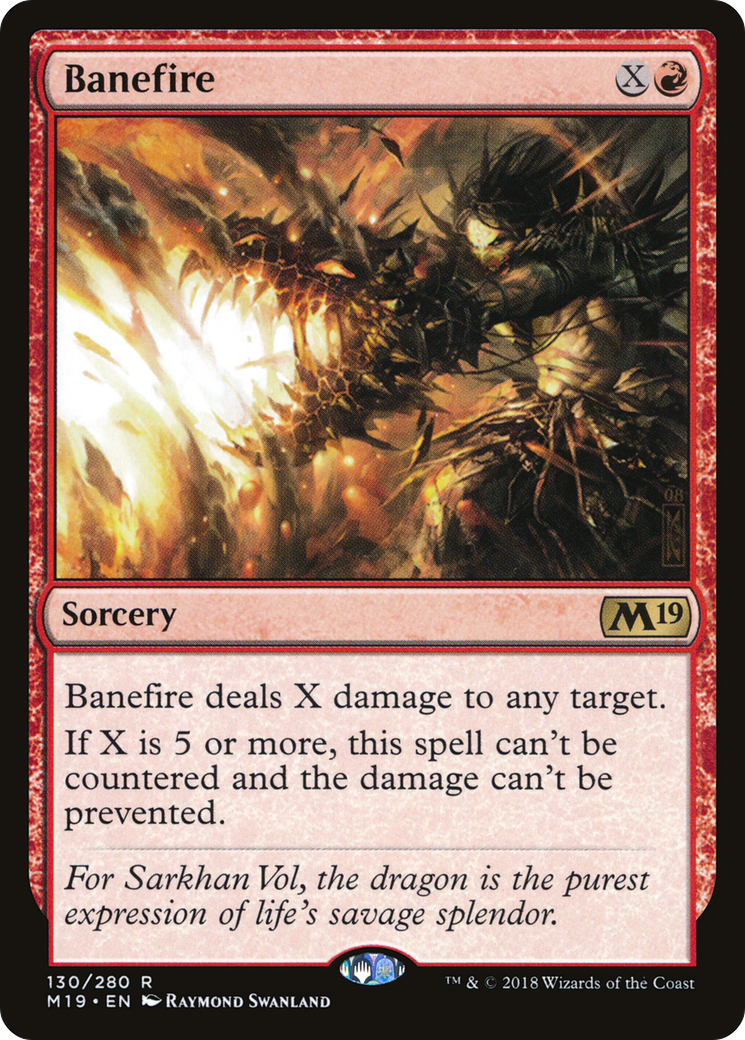 Banefire (M19) 130 - WZRD TCG