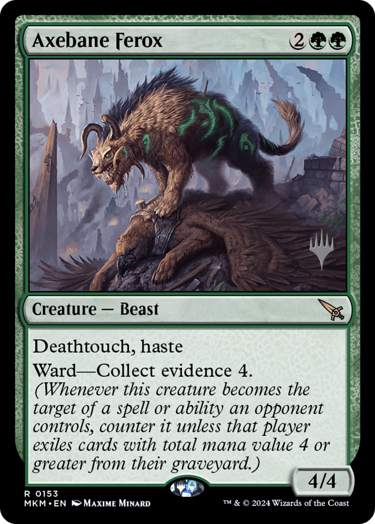 Axebane Ferox (PMKM) 153p - WZRD TCG